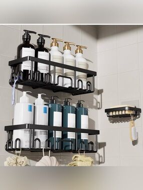 Veken Shower Caddy 3-Pack